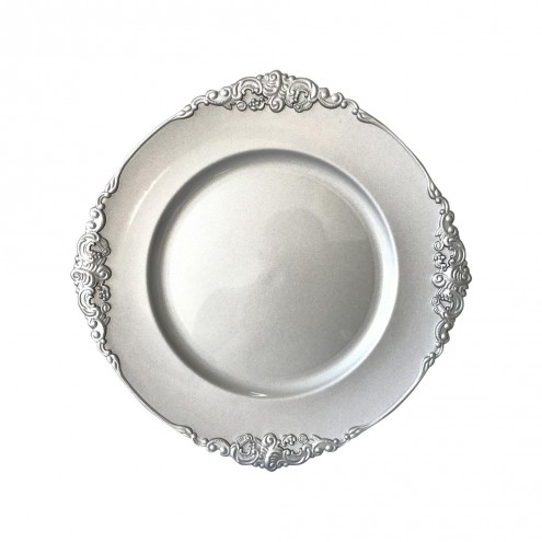 Plato Base Barroco Silver