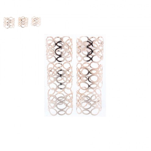 Set  Anillos Servilleta Infinite Gold