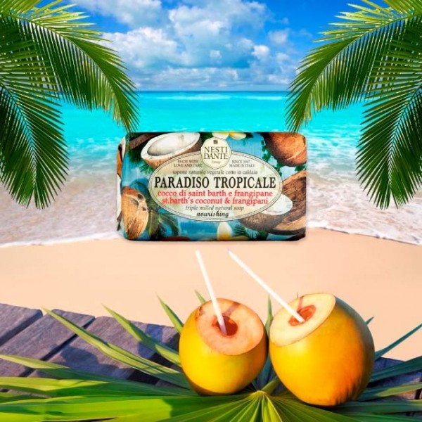 Jabón Coco y Flor de Frangipane