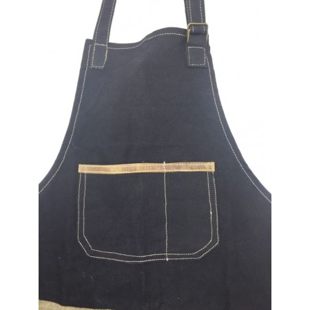 Delantal Lona Negra