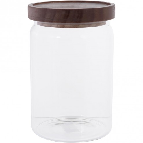 Envase Con Tapa Madera I