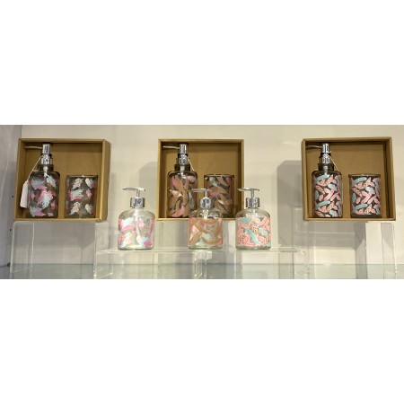 Juego Baño Colored Leaves