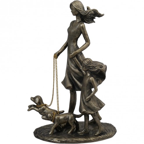 Figura Madre e Hija Mascotas Gold 2