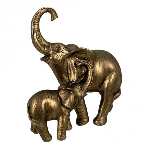 Figura Elefantes Mamá e Hijo Lines 2