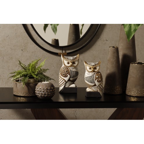 Florero Brown Gold I 2