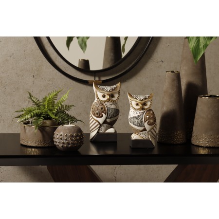 Florero Brown Gold I