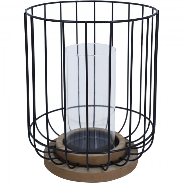 Portavela Wood Metal