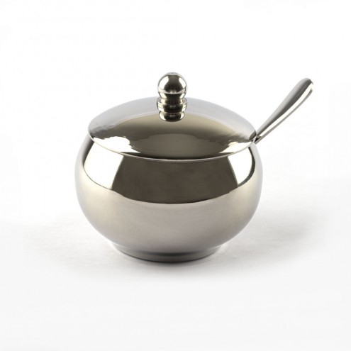 Azúcarero Con Tapa y Cuchara Polette