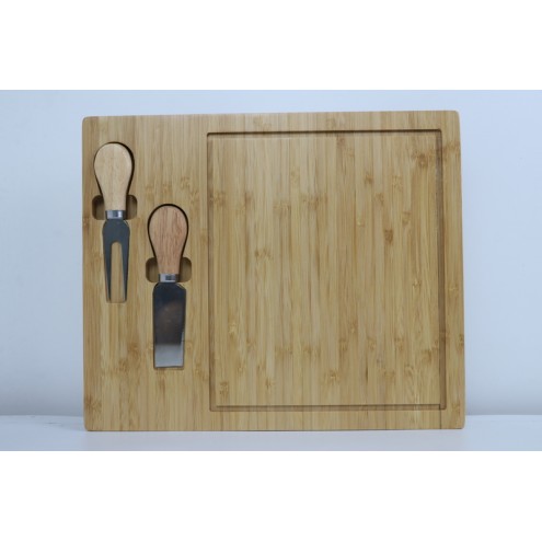 Tabla Queso Rectangular Dos Utensilios