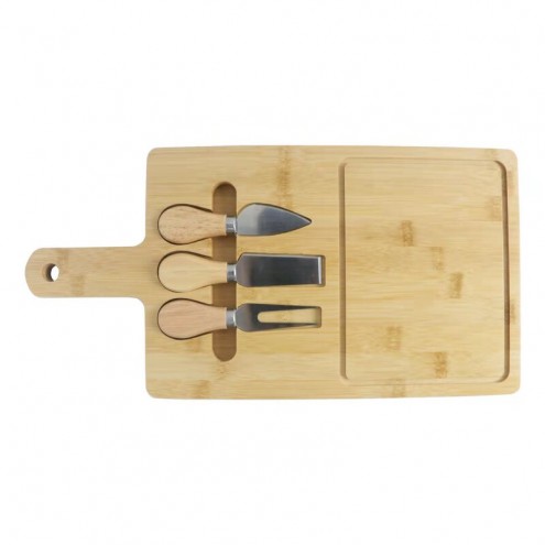 Tabla Queso Rectangular Tres Utensilios