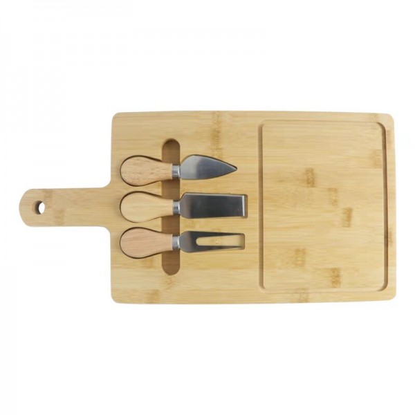 Tabla Queso Rectangular Tres Utensilios